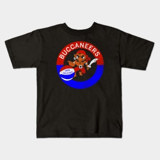 Defunct New Orleans Buccaneers ABA Basketball Kids T-Shirt